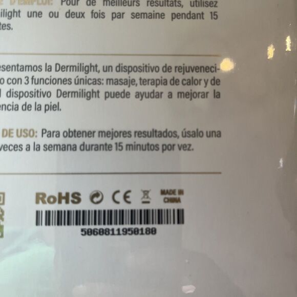 Optra London Dermilight Anti Aging Device LED Light Therapy NIB Sealed - Picture 7 of 7